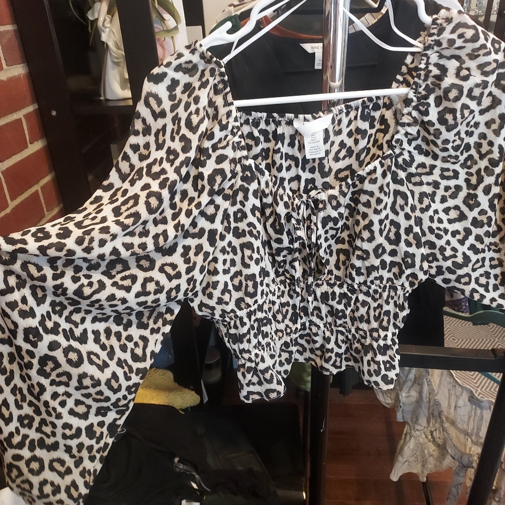 H&M Animal Print Top